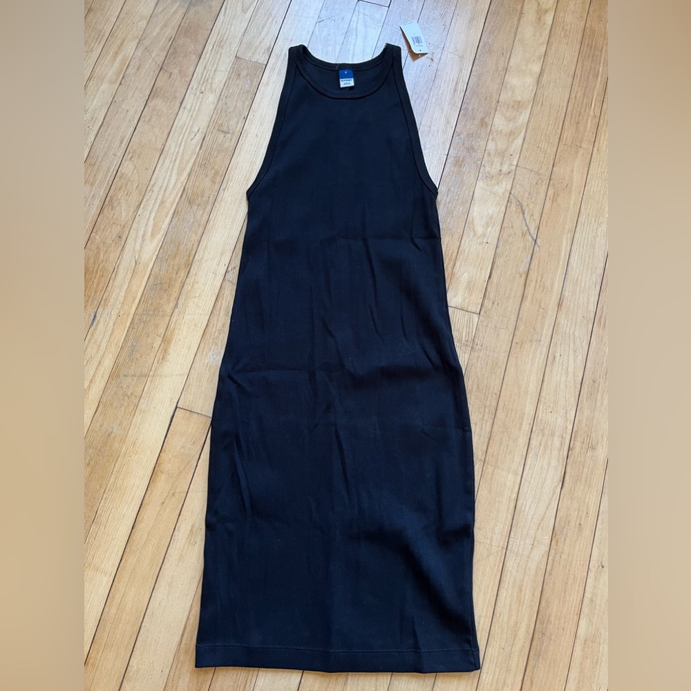 Old Navy Ribbed Black Mini Dress